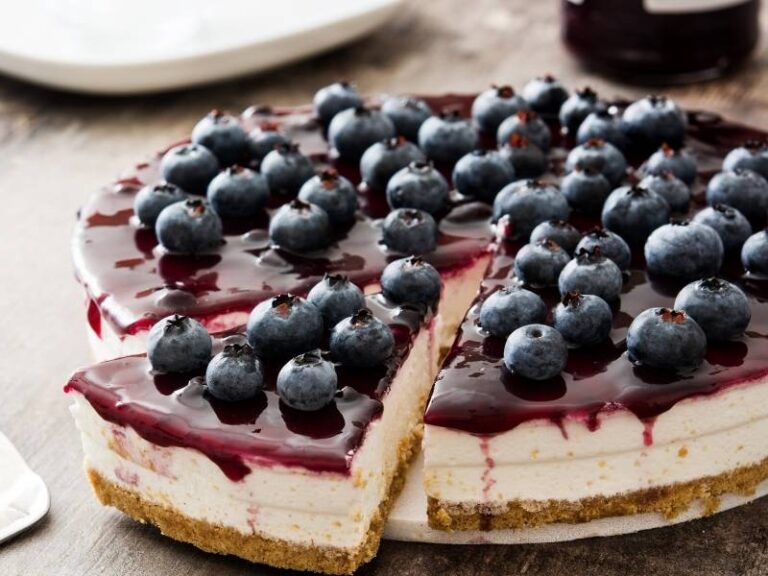 blueberry cheesecake no bake