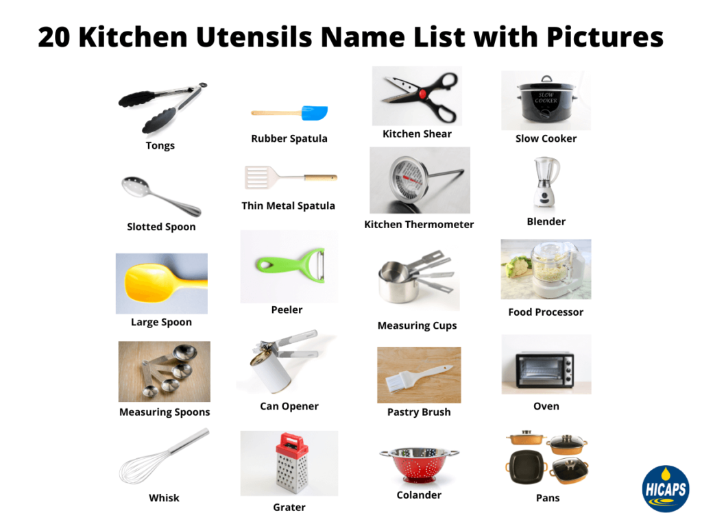 Kitchen Utensils Pictures And Names Their Uses Besto Blog   20 Kitchen Utensils Name List With Pictures 1024x768 