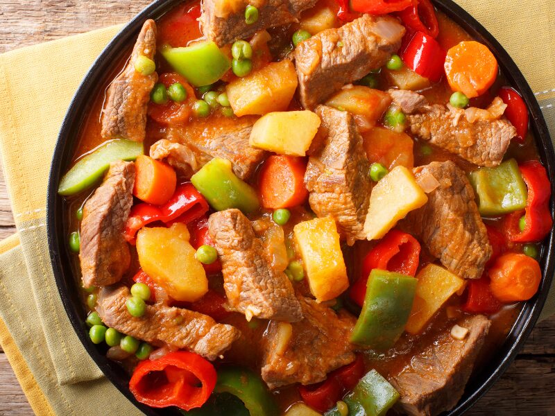 filipino food kaldereta