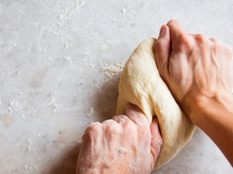 how to knead by hand