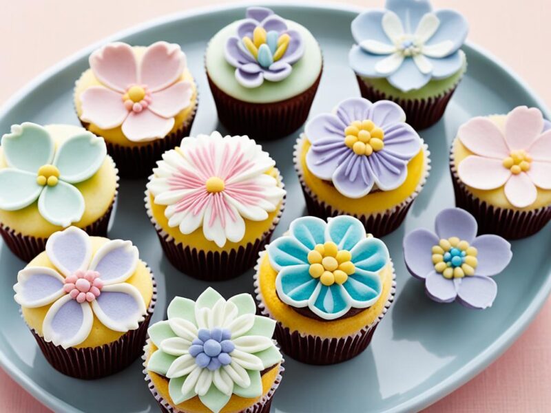mini-floral cupcakes mini-floral cupcakes