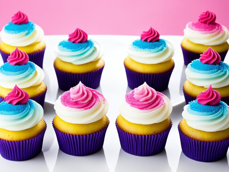 two-tone cupcakes two-tone cupcakes