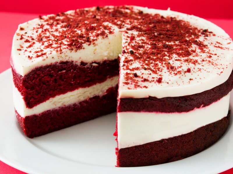 red velvet cheesecake flavor