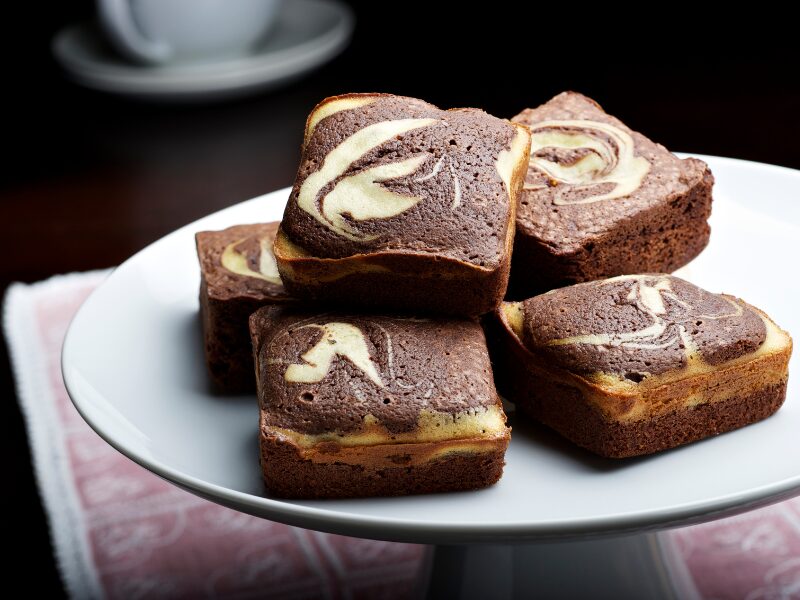 marbled brownies