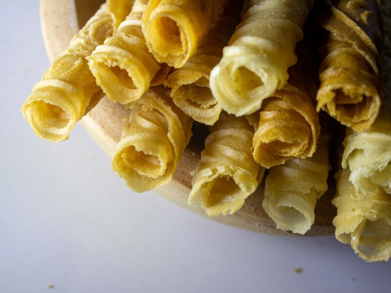 easy barquillos de polvoron recipe